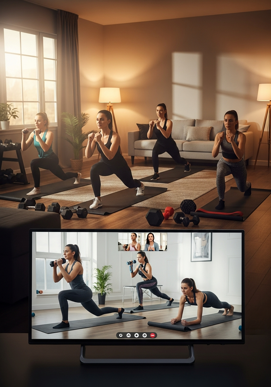 Групповые занятия в прямом эфире